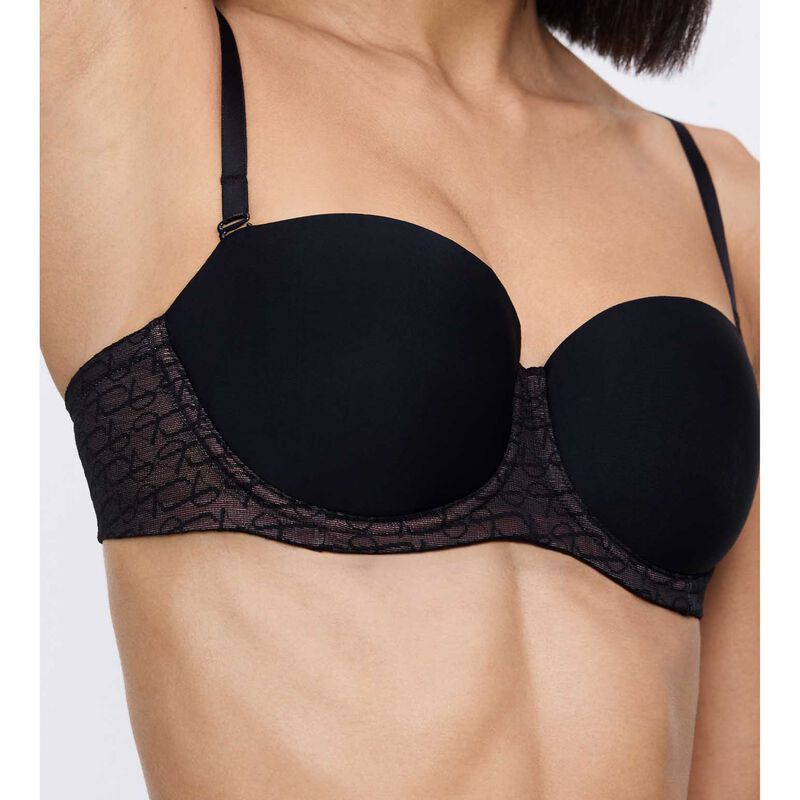 Triumph Signiture Sheer Strapless Wired Padded Bra image number 2